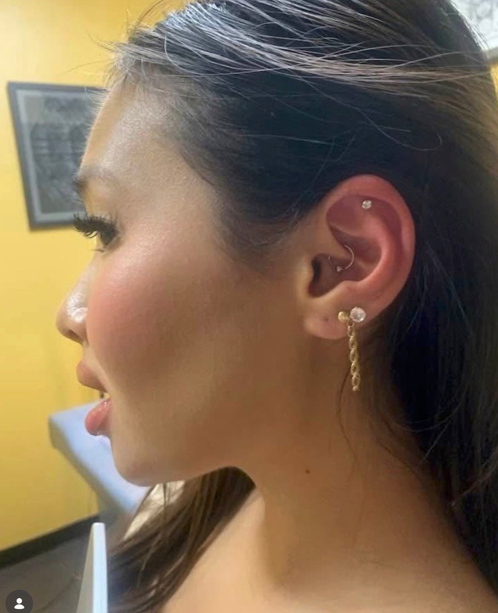 Ear piercings done at our Pacific Beach piercing studio