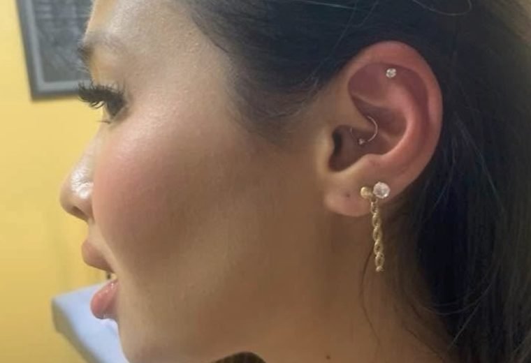 Ear piercings done at our Pacific Beach piercing studio